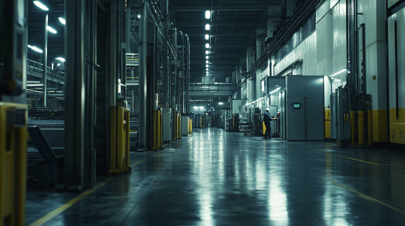 almost empty mfg supply chain disruption and iso